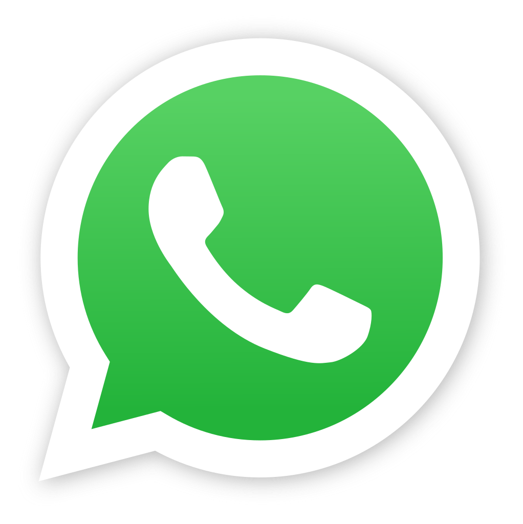 Groene WhatsApp icoon met witte spraakbel en telefoonhoorn, gebruikt als contactknop op offgridpowerstation.nl voor klantenservice.